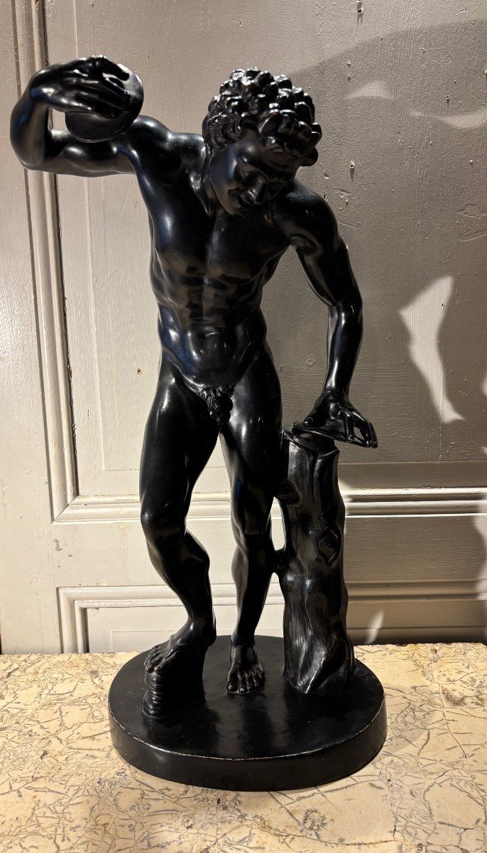 Faune cymbalier d’après l’antique de la galerie des offices à Florence