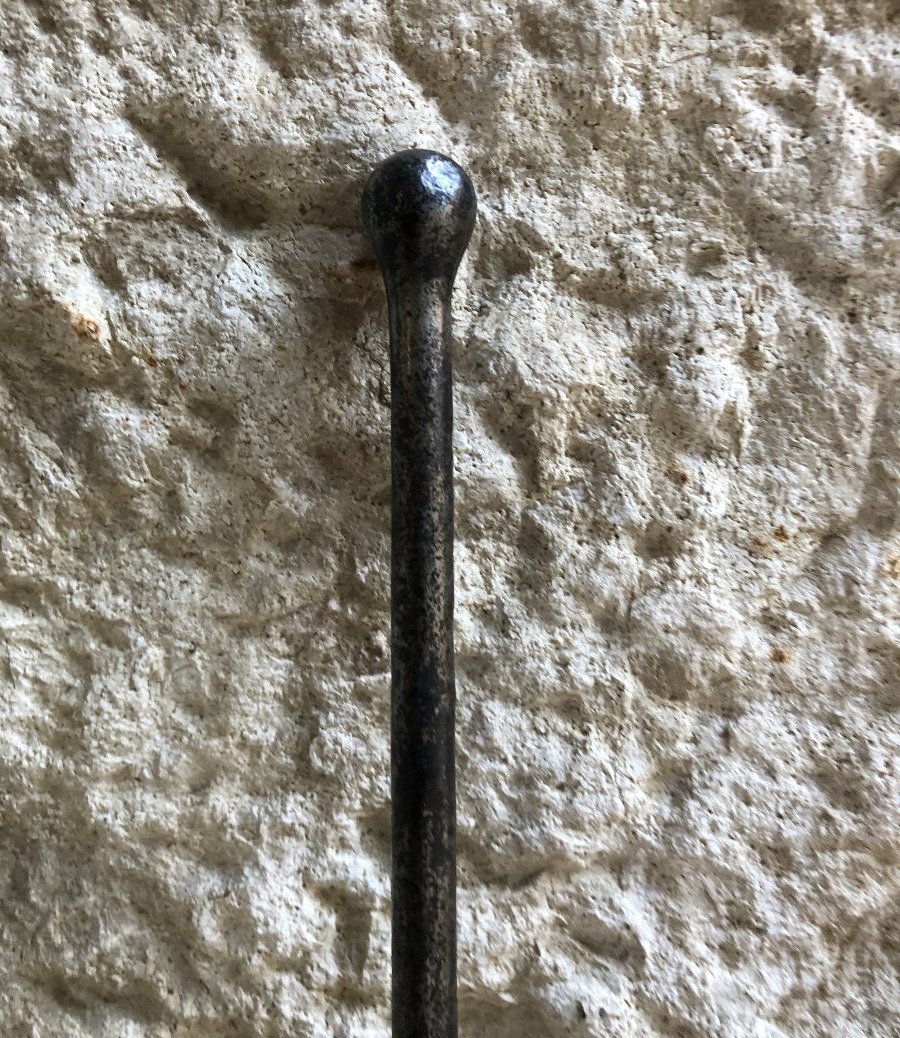 Pelle de cheminée en fer forgé -photo-2