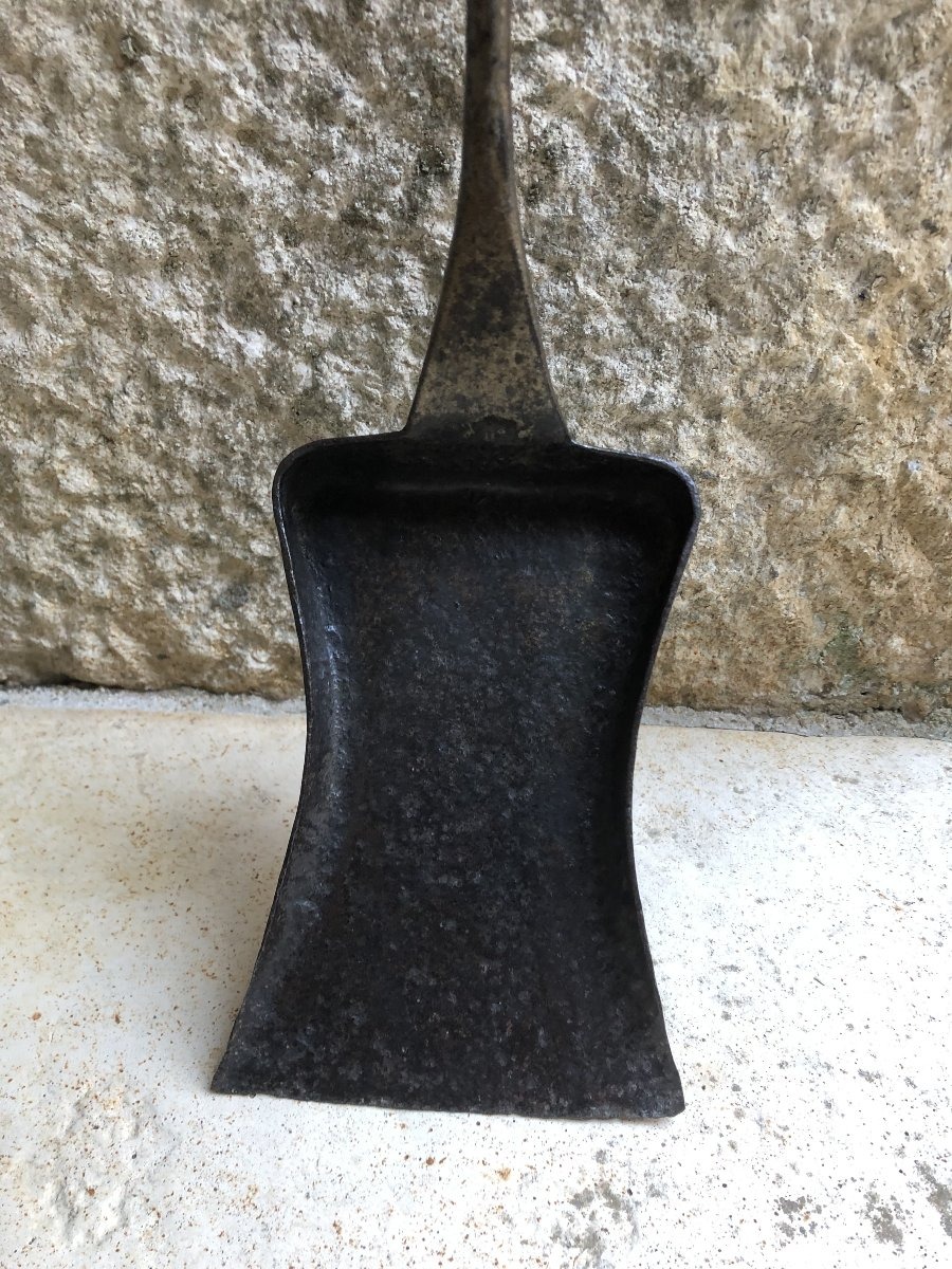 Pelle de cheminée en fer forgé -photo-3