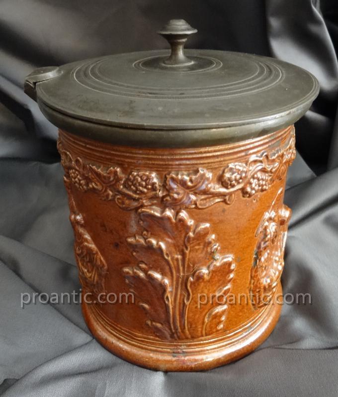 Tobacco Pot In Sandstone Beauvaisis-photo-3