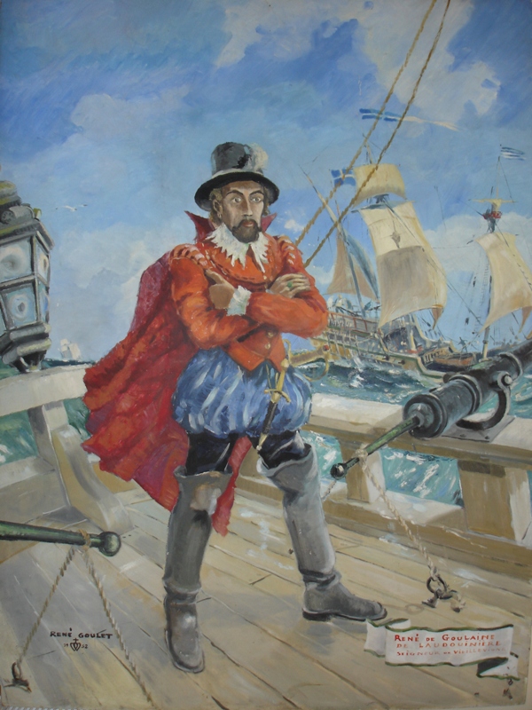 Painting René De Goulaine By René Goulet 1952