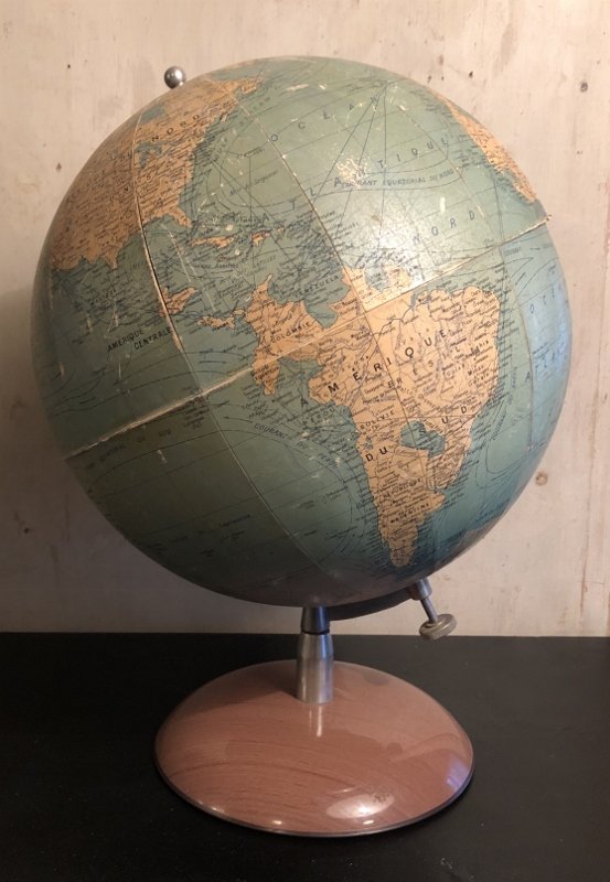 Globe Terrestre Girard Et Barrère 