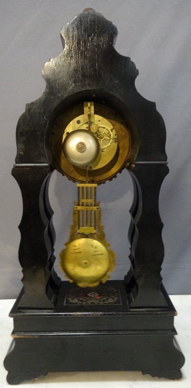 Napoleon III Pendulum In Boulle Marquetry-photo-7