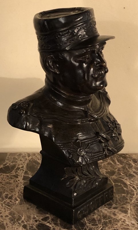 Bust Of General Joffre After Henry Fugère-photo-3