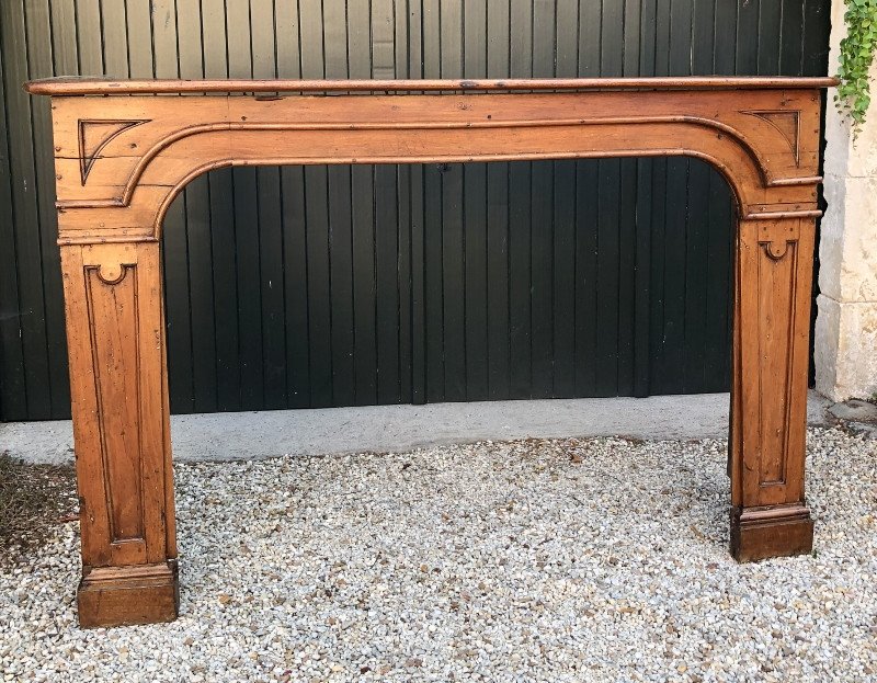 Louis XIV Fireplace In Carved Wood, Eighteenth Century