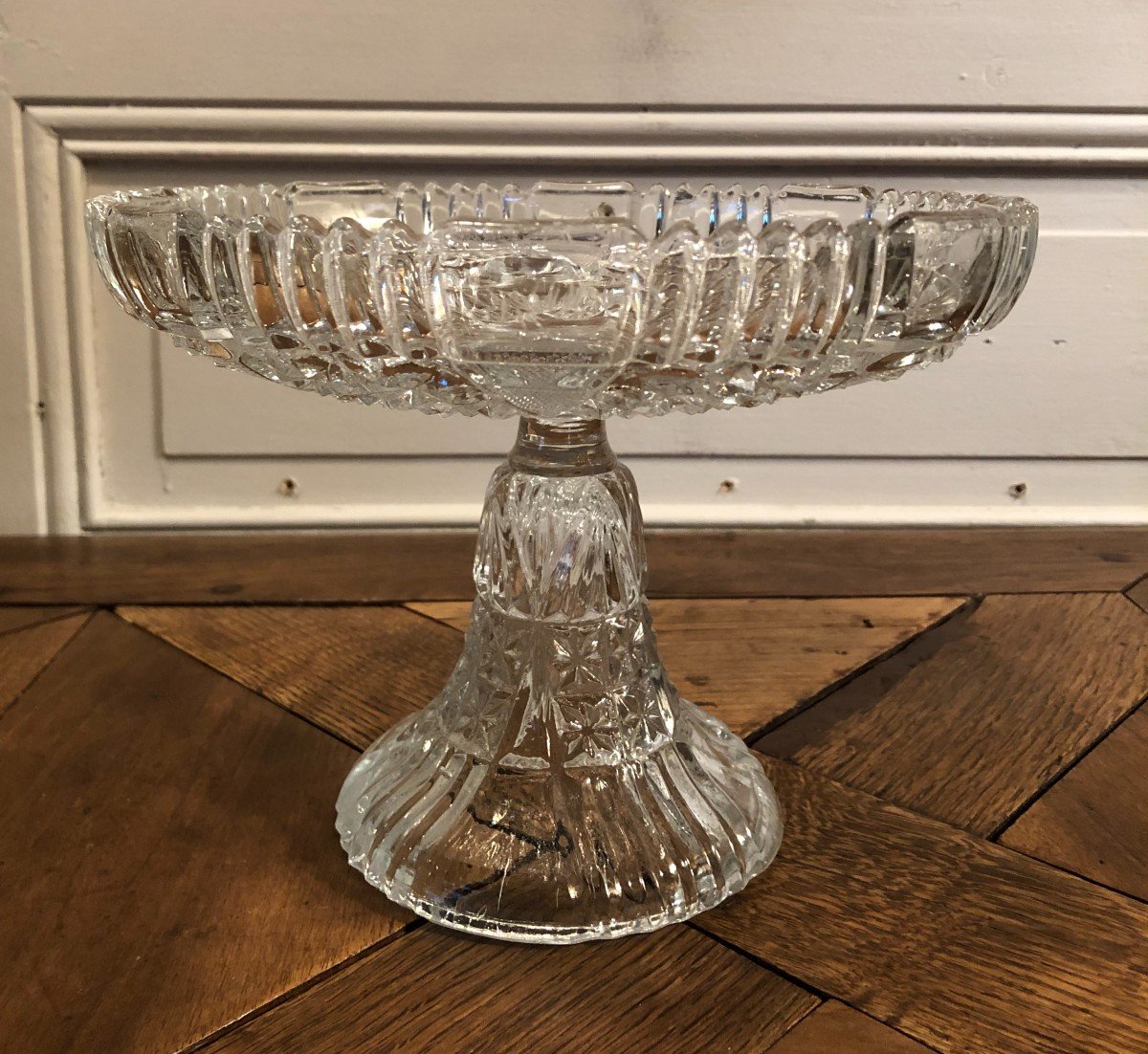 Crystal Bowl Cup Val Saint Lambert Around 1900-photo-2