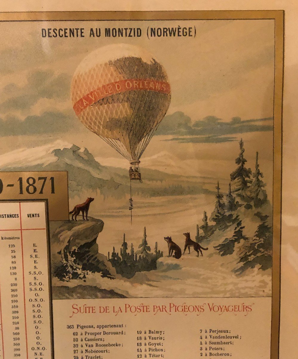 Liste Des Ballons Sortis De La Ville De Paris Durant Le Siège De 1870-71 Par Brissonnet -photo-5