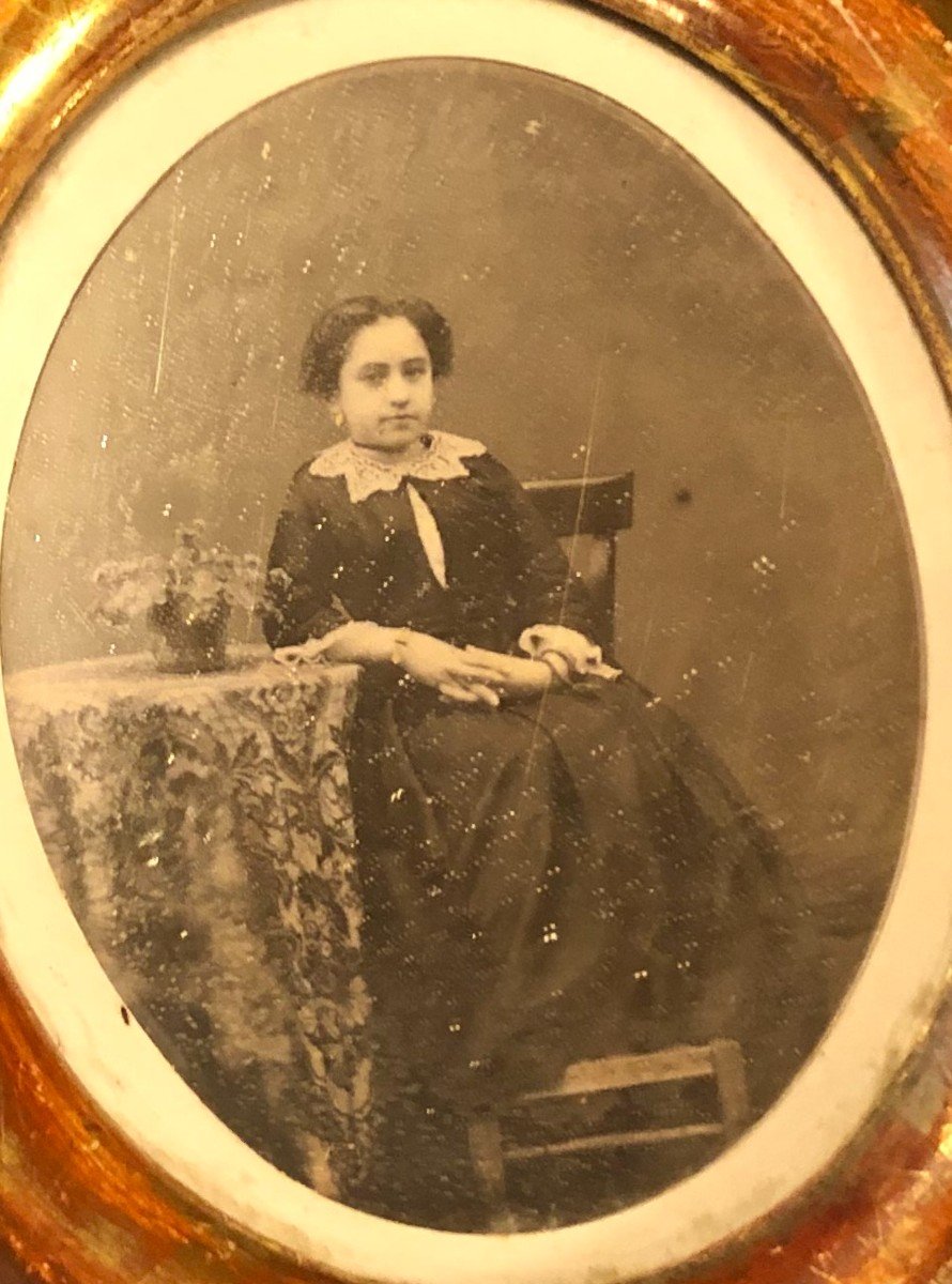 Daguerreotype Portrait Of A Young Girl-photo-2