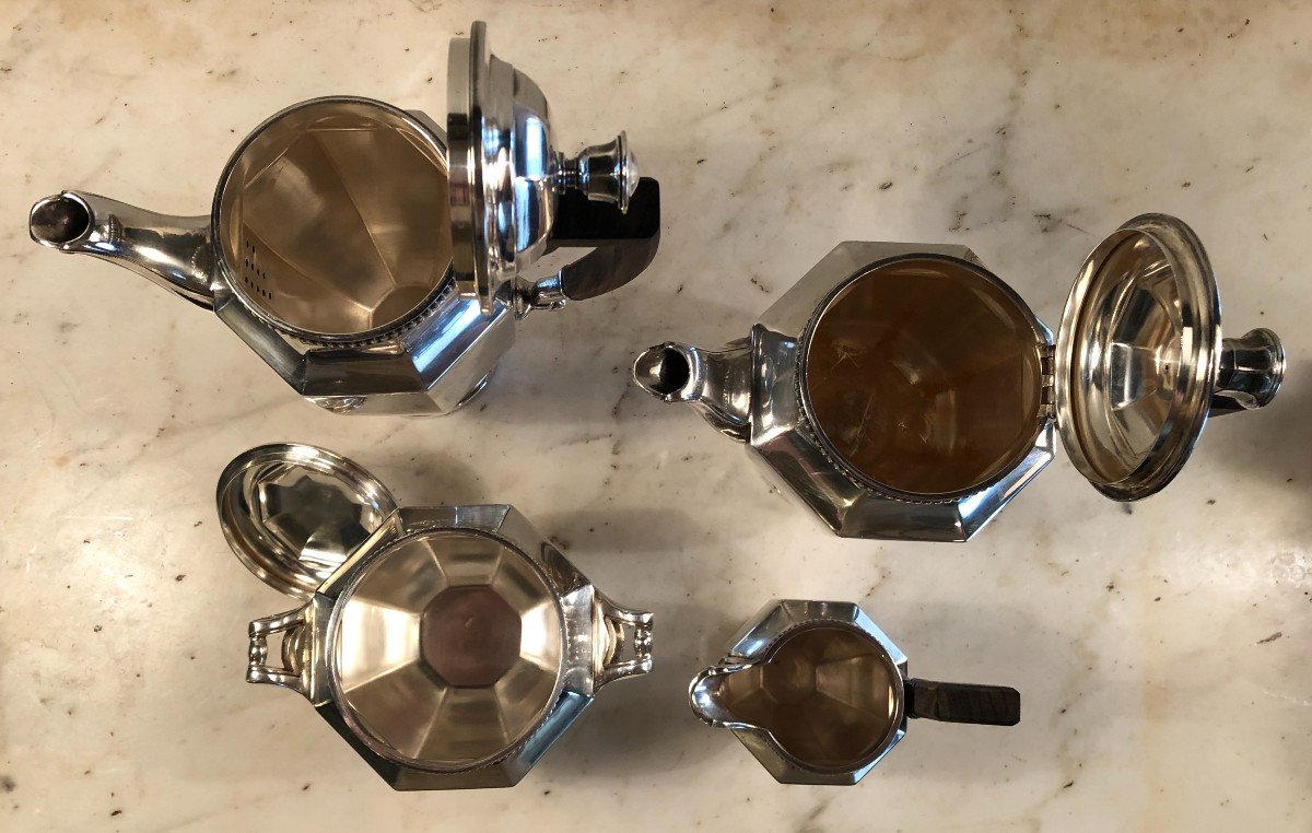 Louis XVI Style Tea And Coffee Service From Gallia For Christofle-photo-3