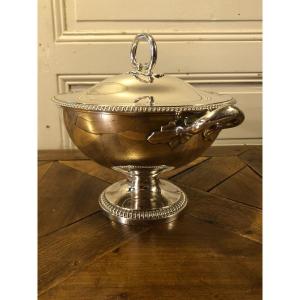 Louis XVI Style Solid Silver Tureen