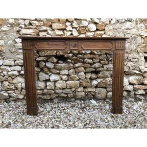 Louis XVI Fireplace In Cherry Wood 18th Century 
