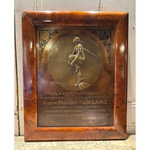 "feriam Sidera" After Dammann Commemorative Bronze 1925