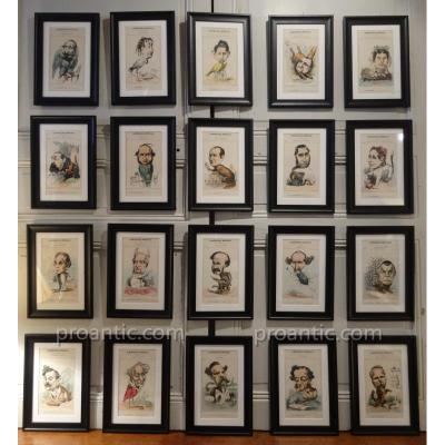 Suite 20 Boards De La Menagerie Framed Imperial, Nineteenth