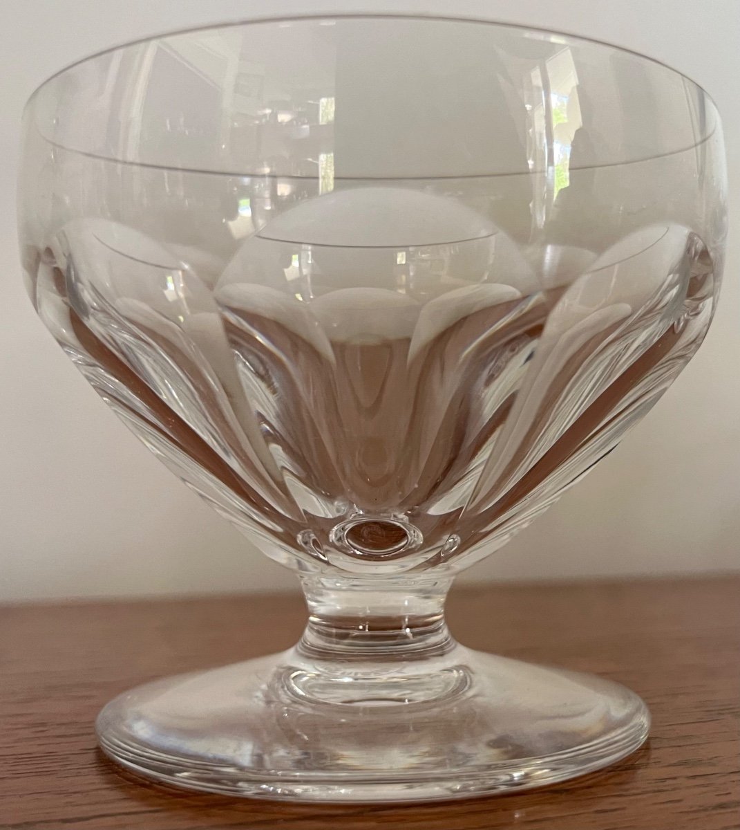 Twelve Champagne Glasses Saint Louis Model Béarn 