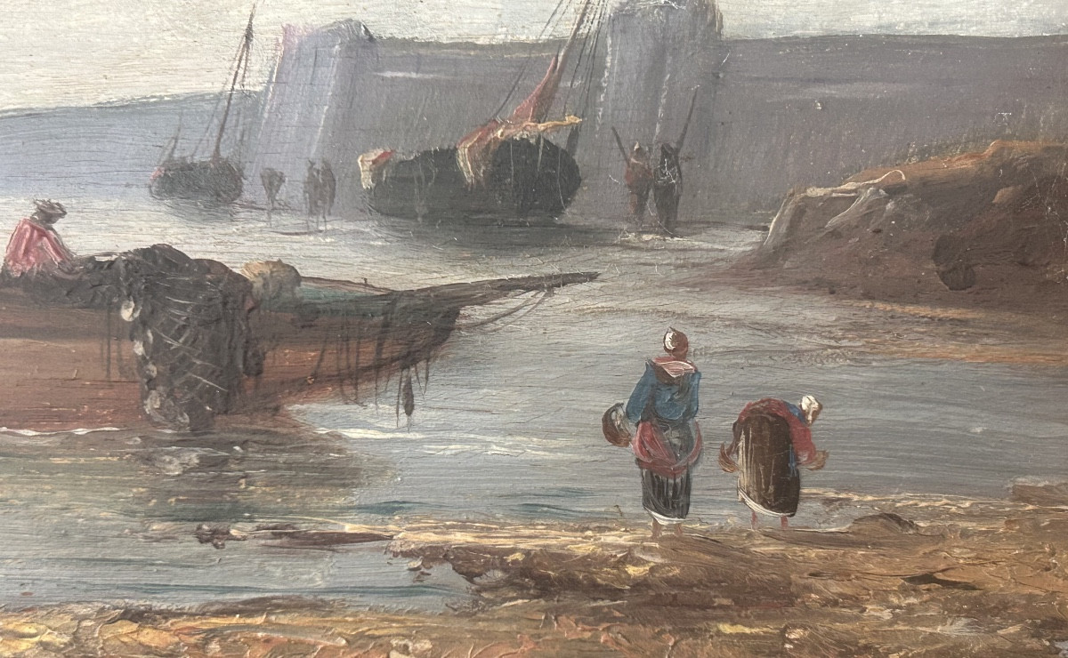 Paire de marines  une signée Gilbert -photo-1