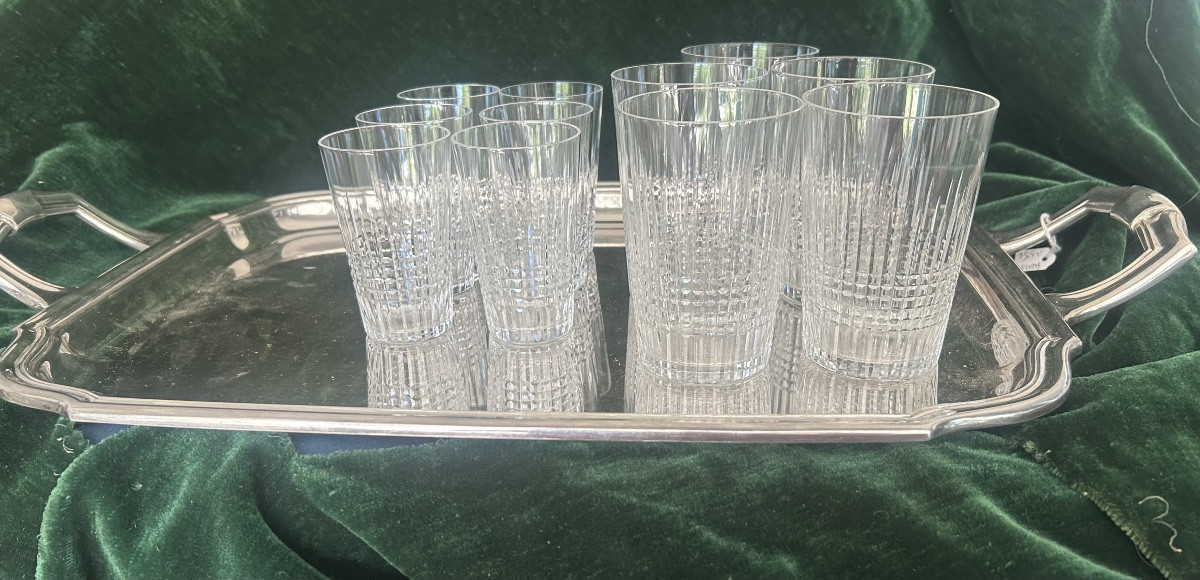 Baccarat Nancy ensemble de 11 verres-photo-1