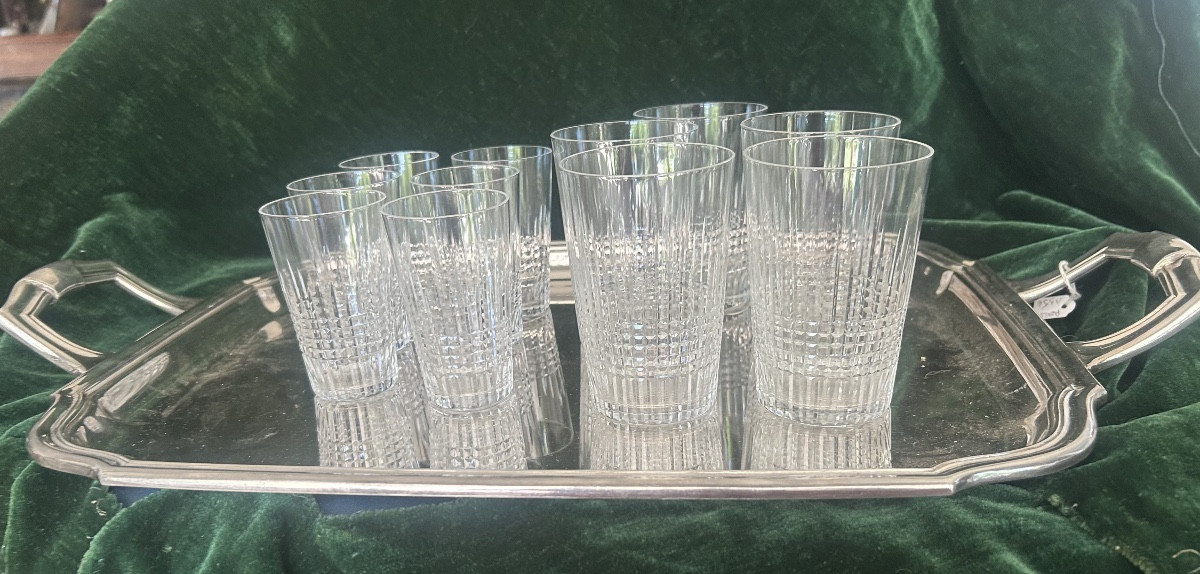 Baccarat Nancy ensemble de 11 verres