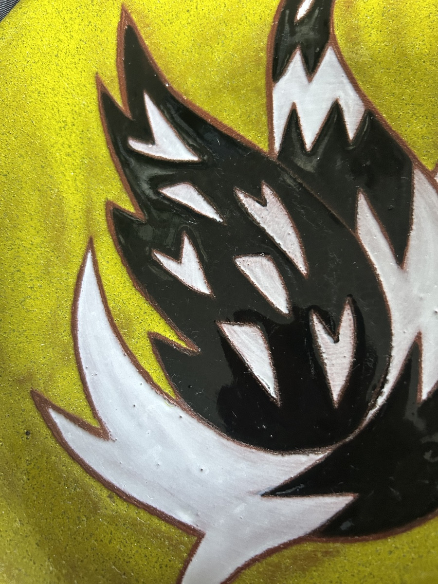 Assiette céramique avec dessin de Jean Picart le  Doux-photo-2