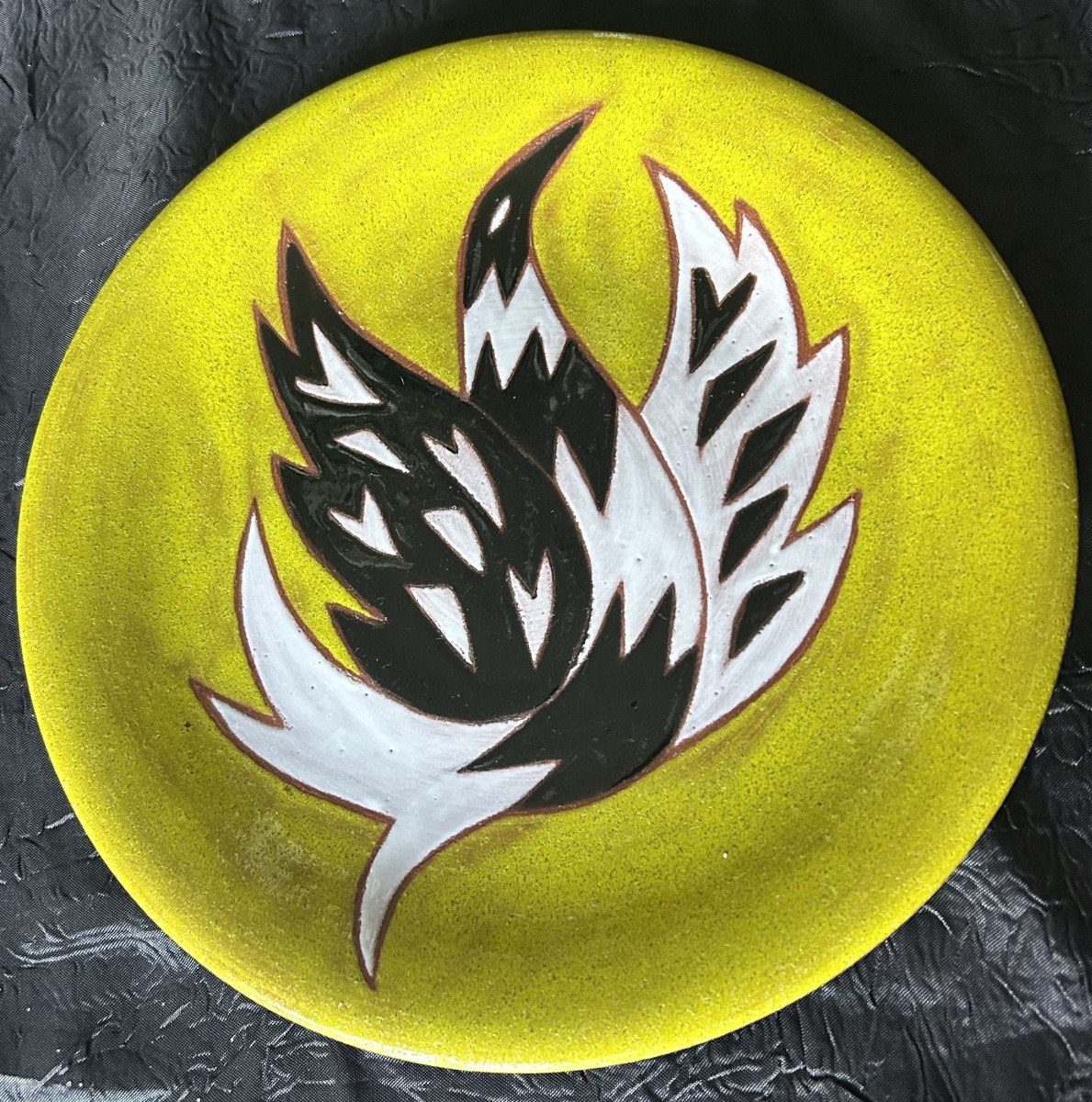 Assiette céramique avec dessin de Jean Picart le  Doux