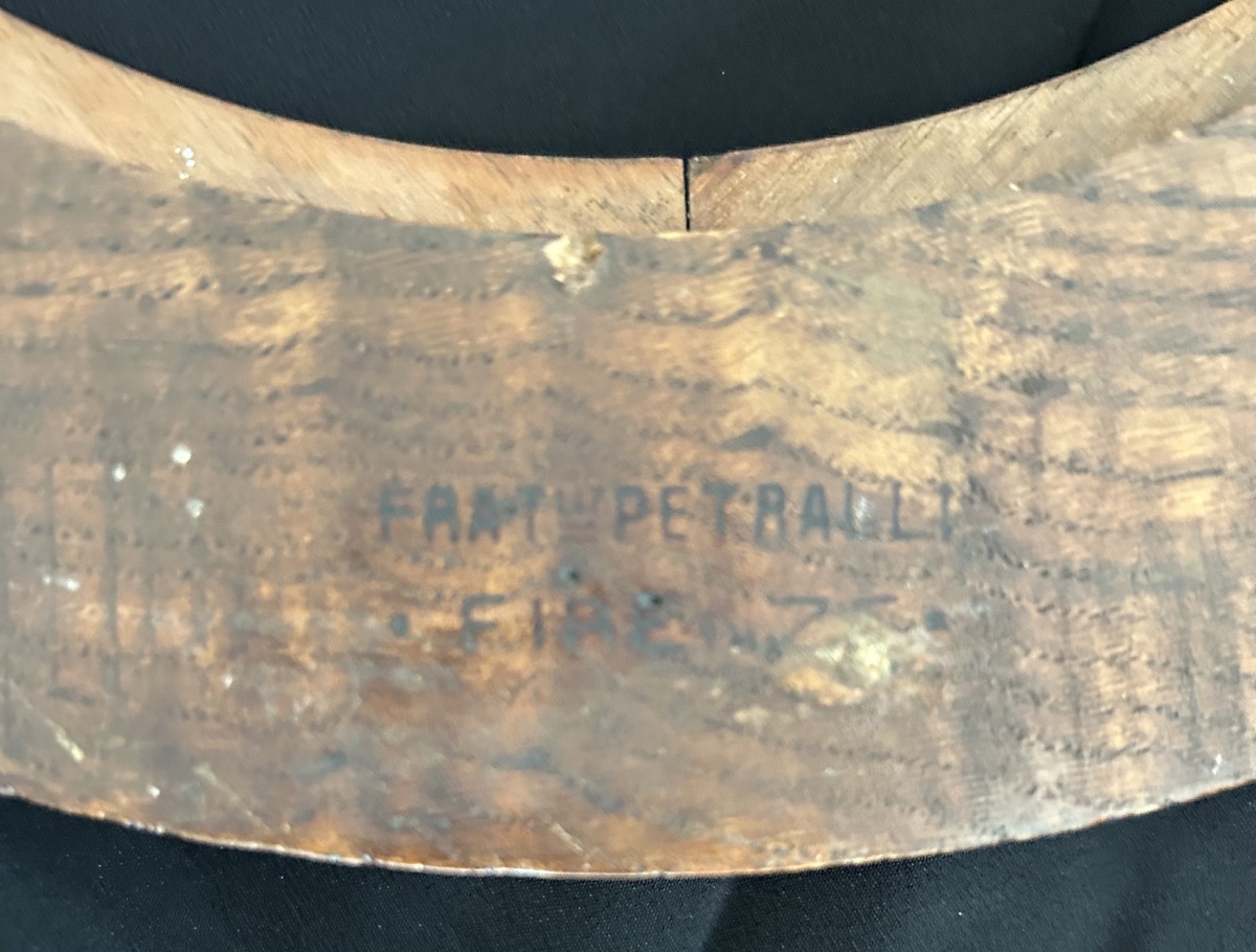 Fra Petralli Carved Walnut Veneer Frame-photo-2