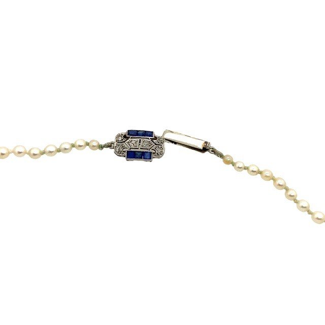 Vintage 2 Row Coral Necklace 4.7mm-6.9mm On 9ct Gold Clasp & C Bracelet-photo-1