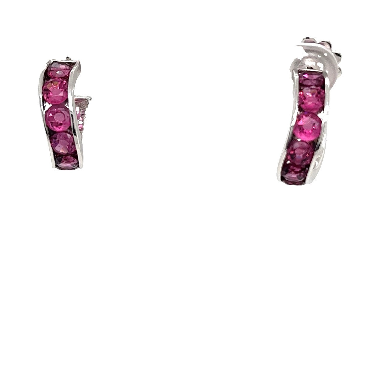 Mattioli 18k White Gold Hoop Earrings