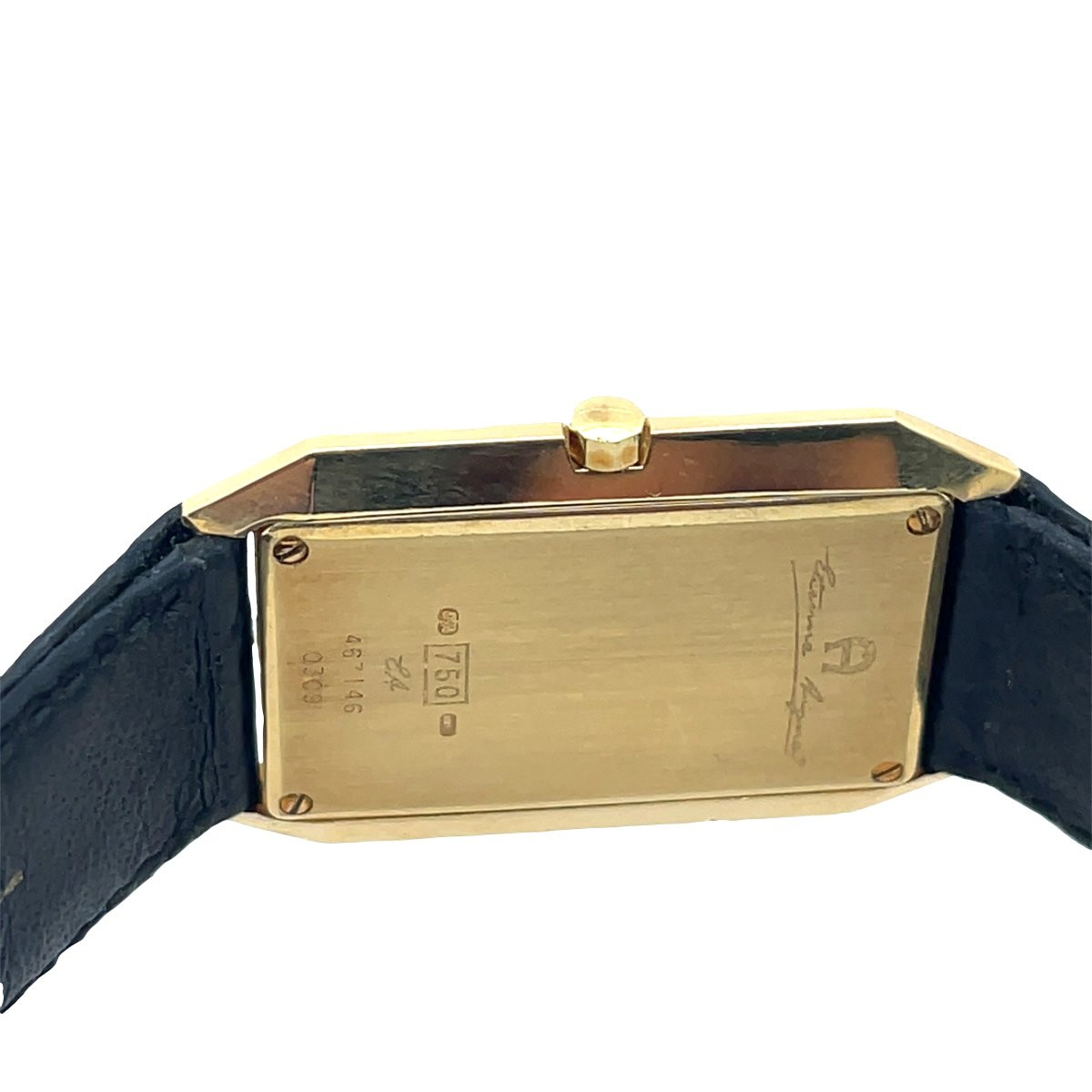 Montre pour femmes Etienne Aigner – Boîtier en or jaune 18 carats, mouvement à quartz-photo-4