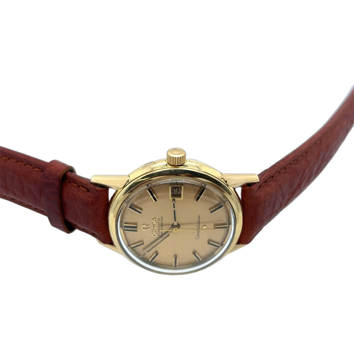 Omega Constellation Automatic Chronometer Watch In 18-carat Yellow Gold-photo-2