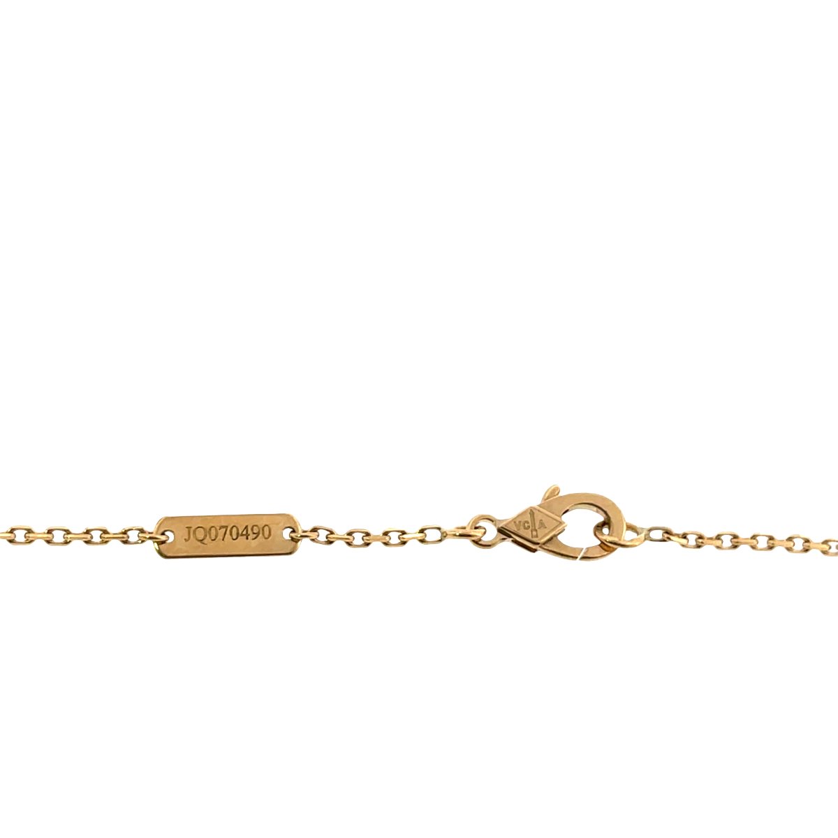 Van Cleef & Arpels Collier pendentif œil de tigre et diamant Papillon-photo-4