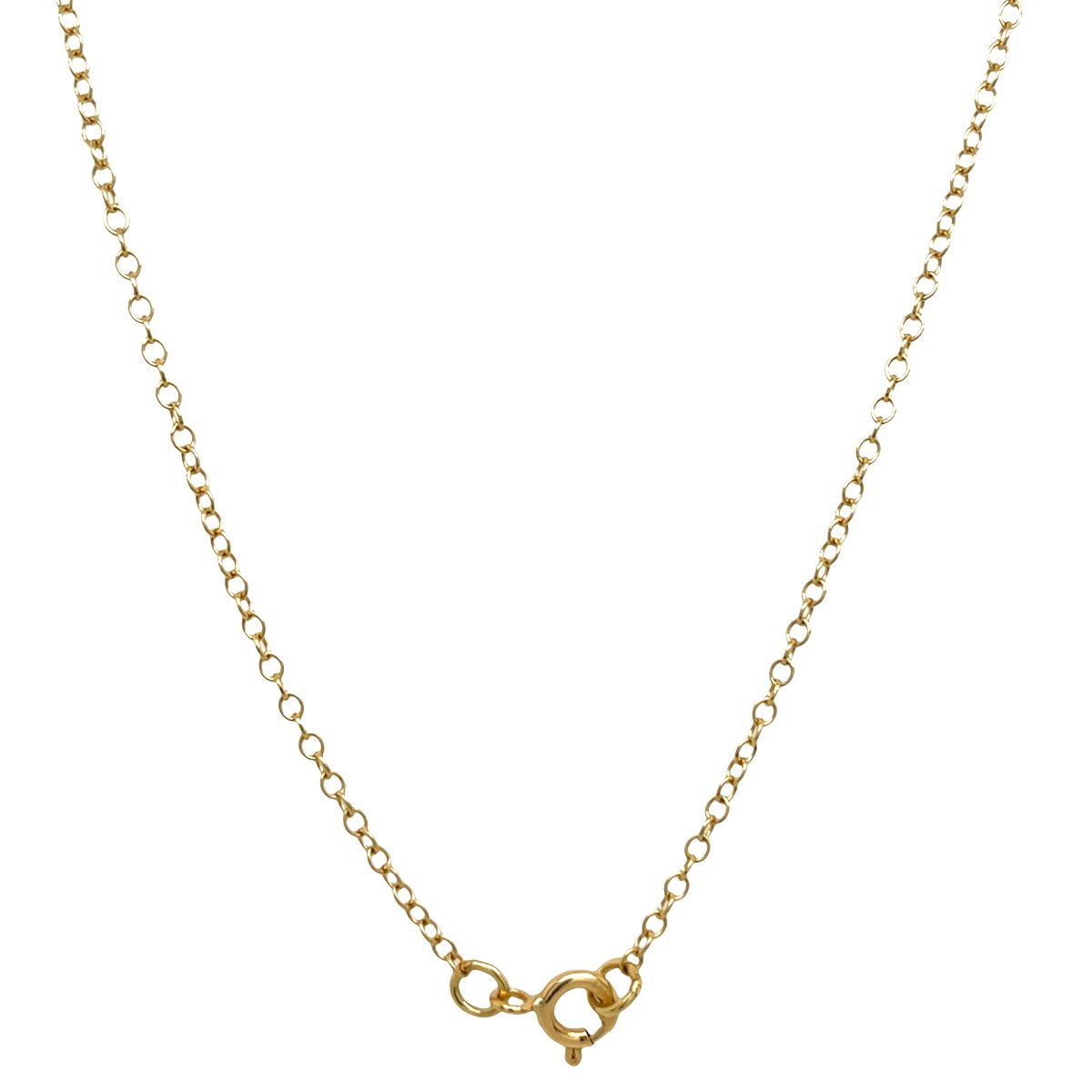 Ensemble pendentif émeraude et diamant en or jaune 18 carats-photo-2