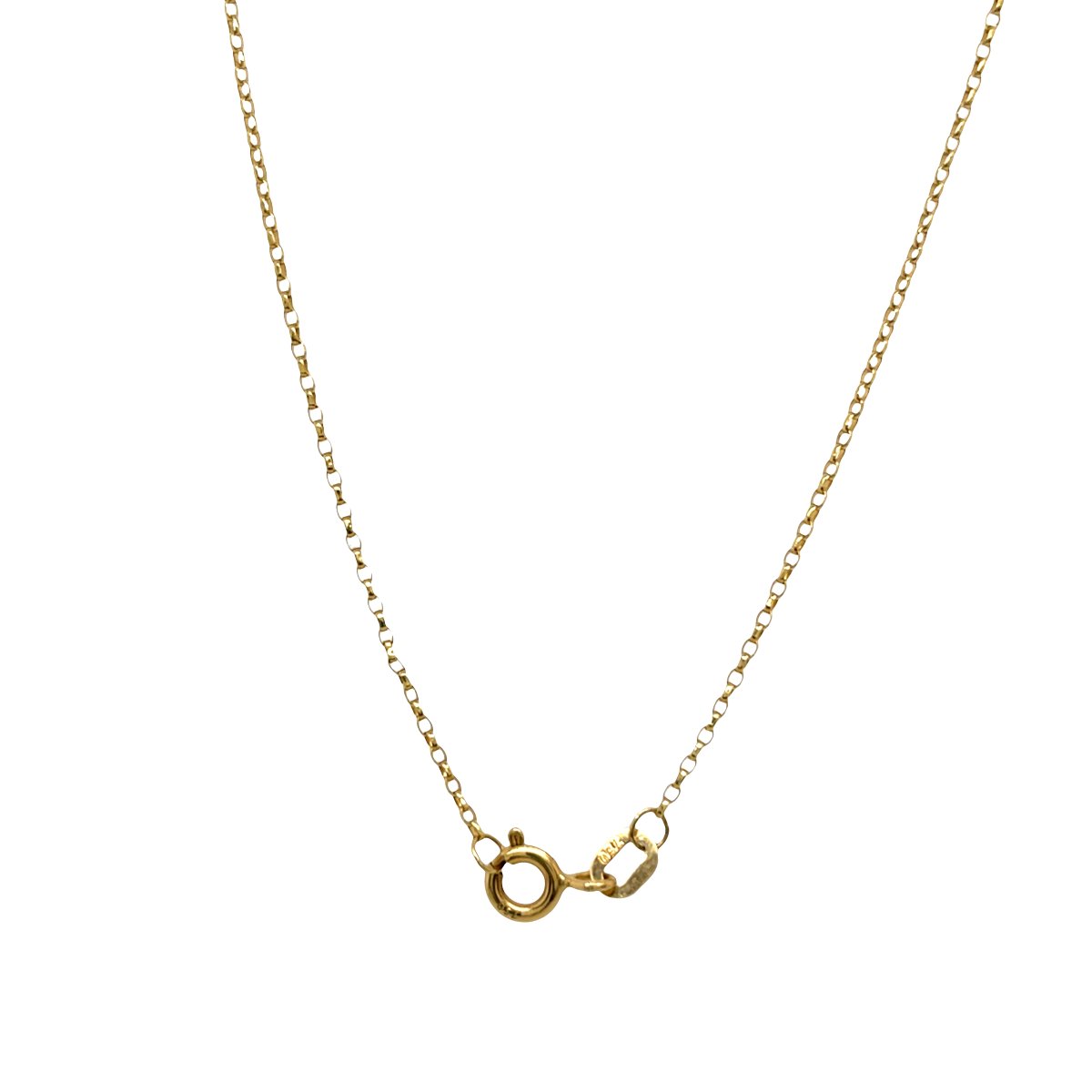 Pendentif en émeraude et diamant jaune 18 carats sur chaîne de 16 pouces-photo-3