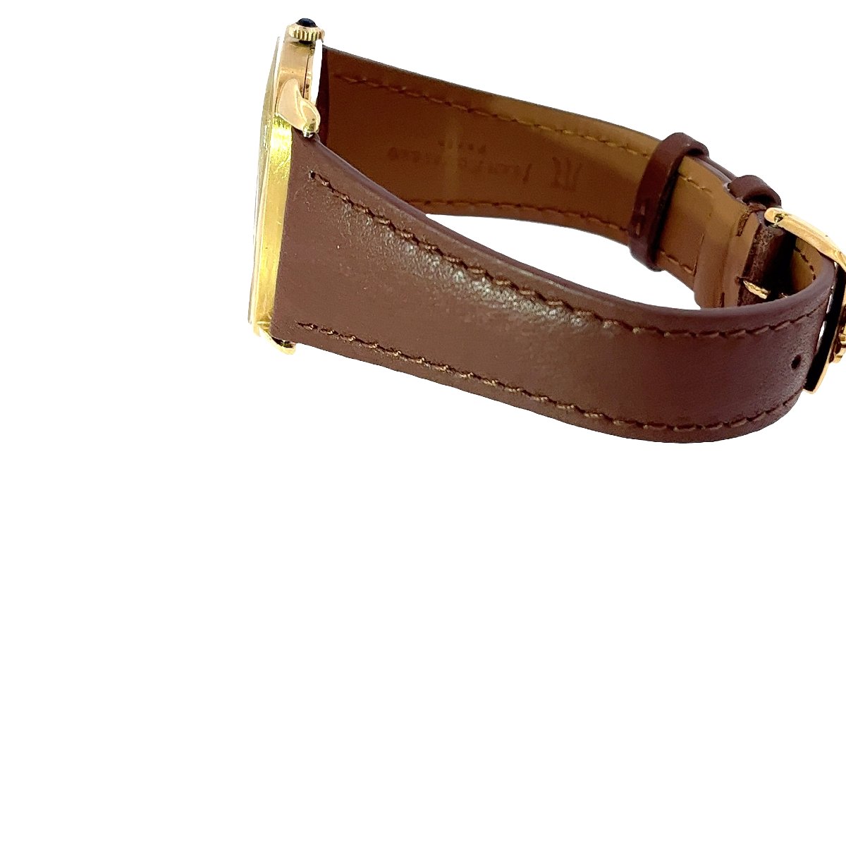 Montre Corum Vintage Tank – Or jaune 18 carats, cadran marron soleil-photo-7