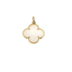 Pendentif Van Cleef & Arpels Vintage Alhambra en or jaune 18 carats – Vers 2001