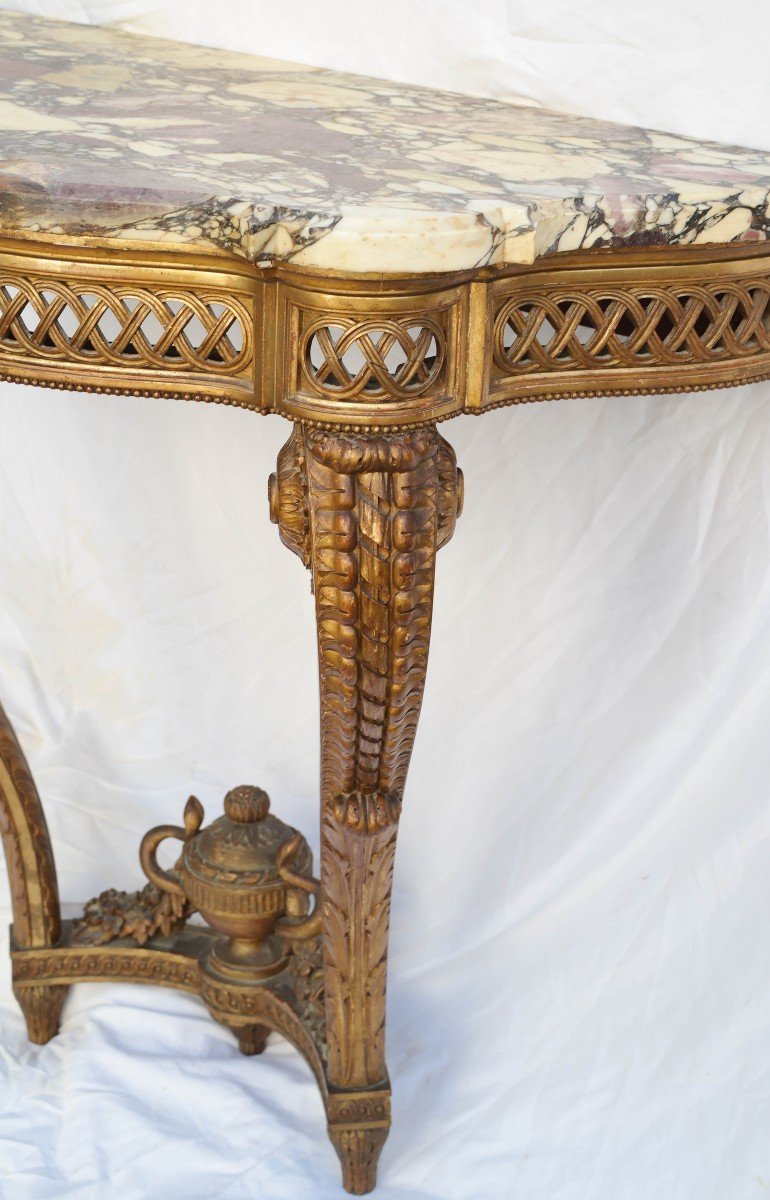 Console Aux Serpents Style Louis XVI-photo-2