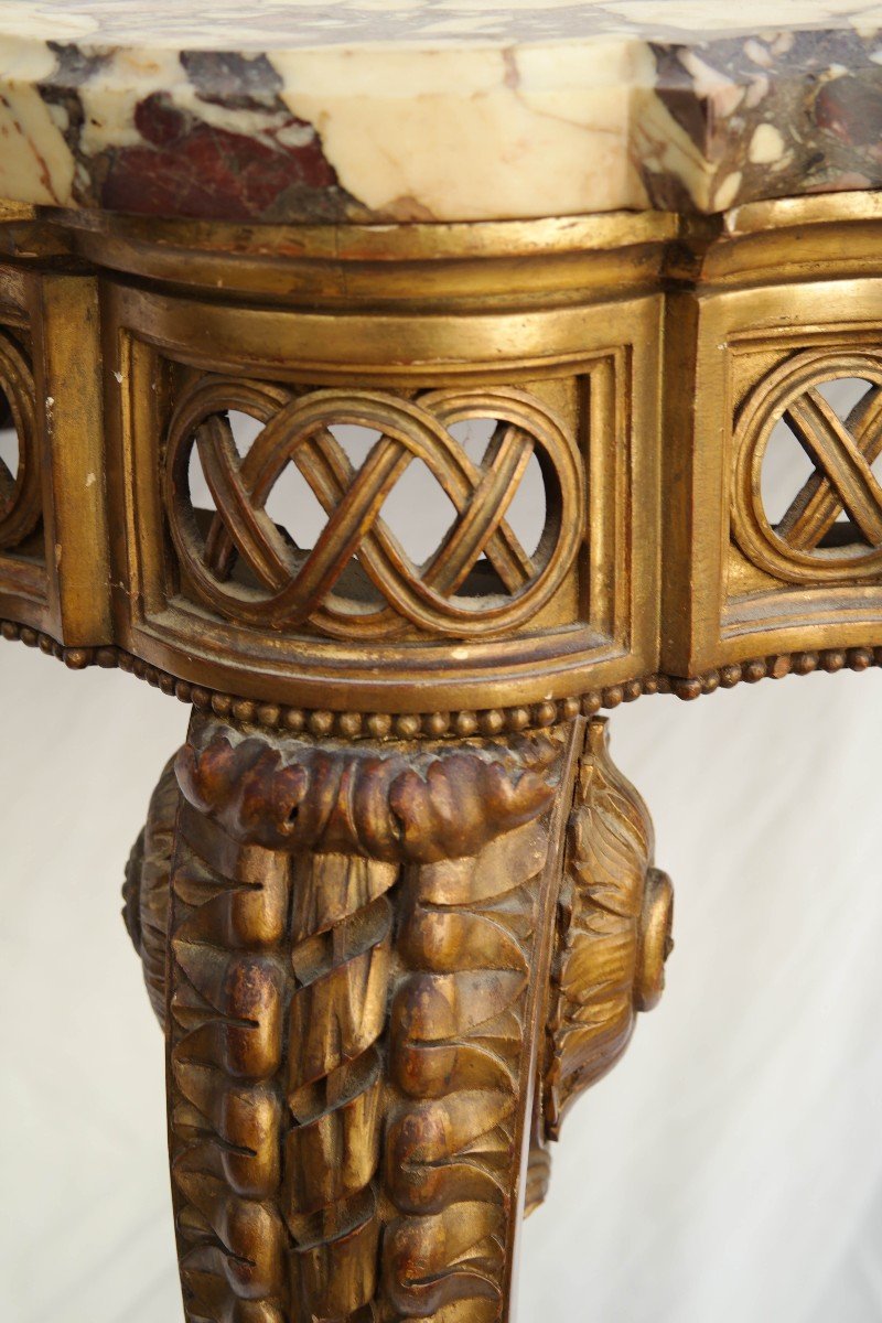 Console Aux Serpents Style Louis XVI-photo-4