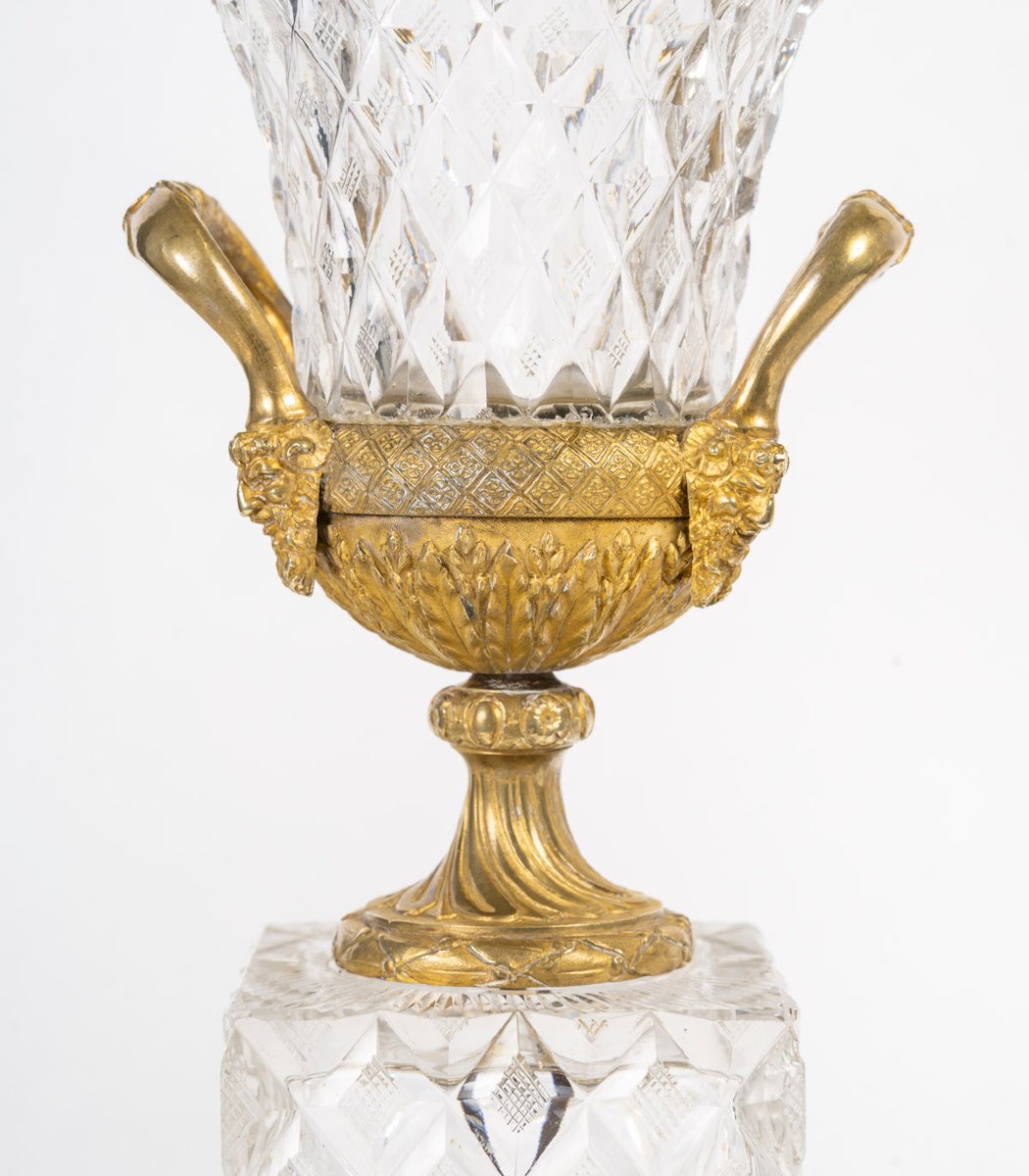Crystal And Bronze Fireplace Surround -photo-2