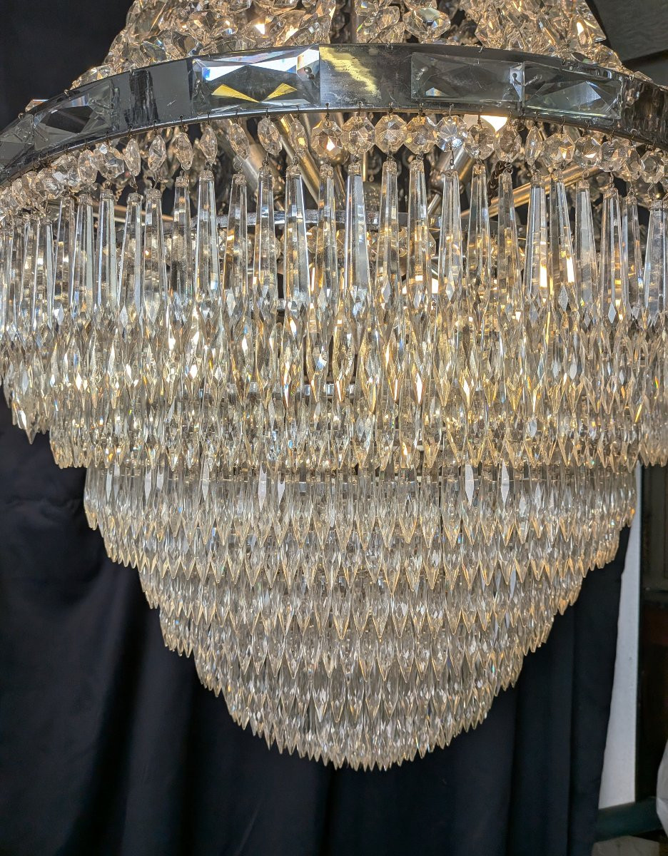 Lustre montgolfière en cristal-photo-4