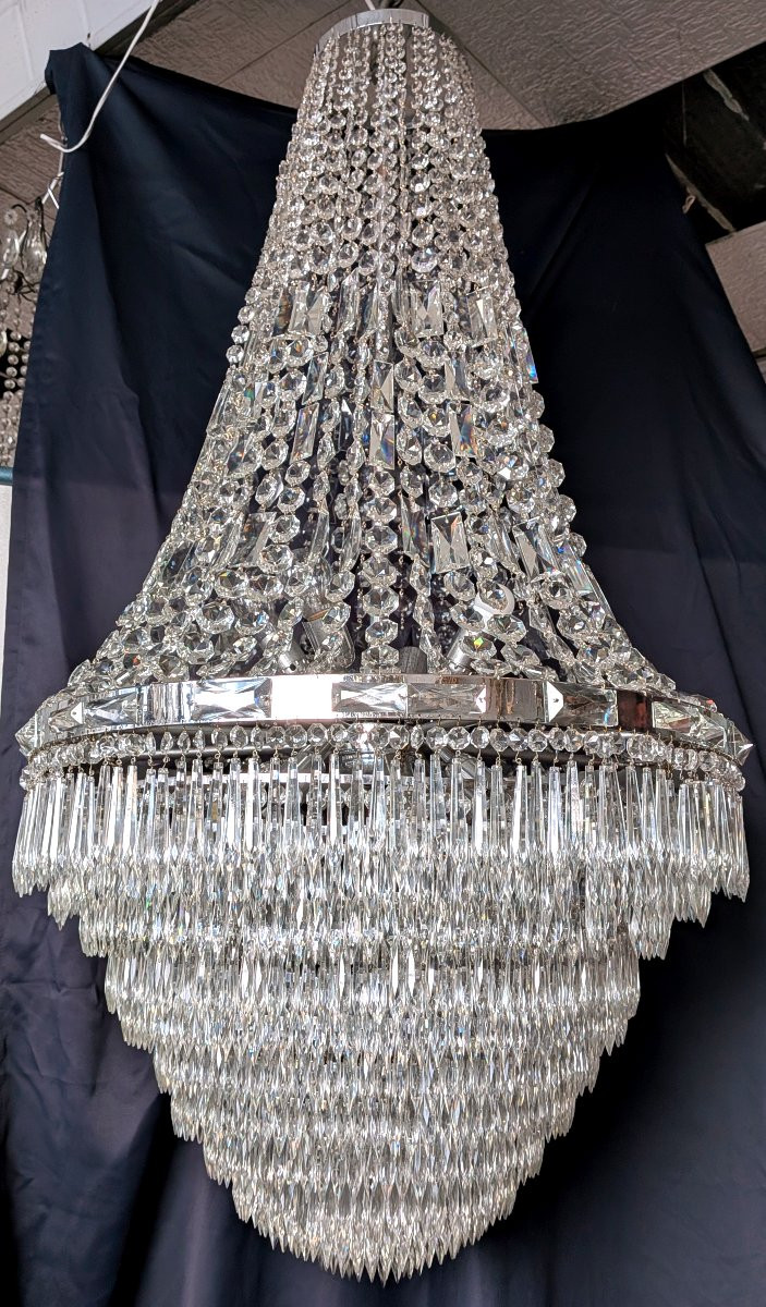 Lustre montgolfière en cristal-photo-1