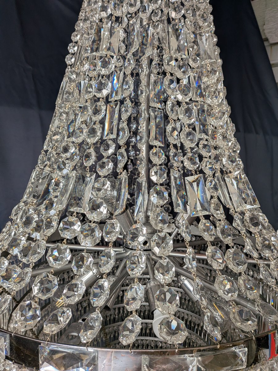 Lustre montgolfière en cristal-photo-3