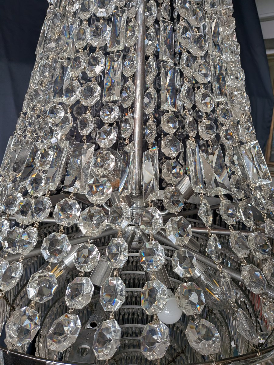 Lustre montgolfière en cristal-photo-5