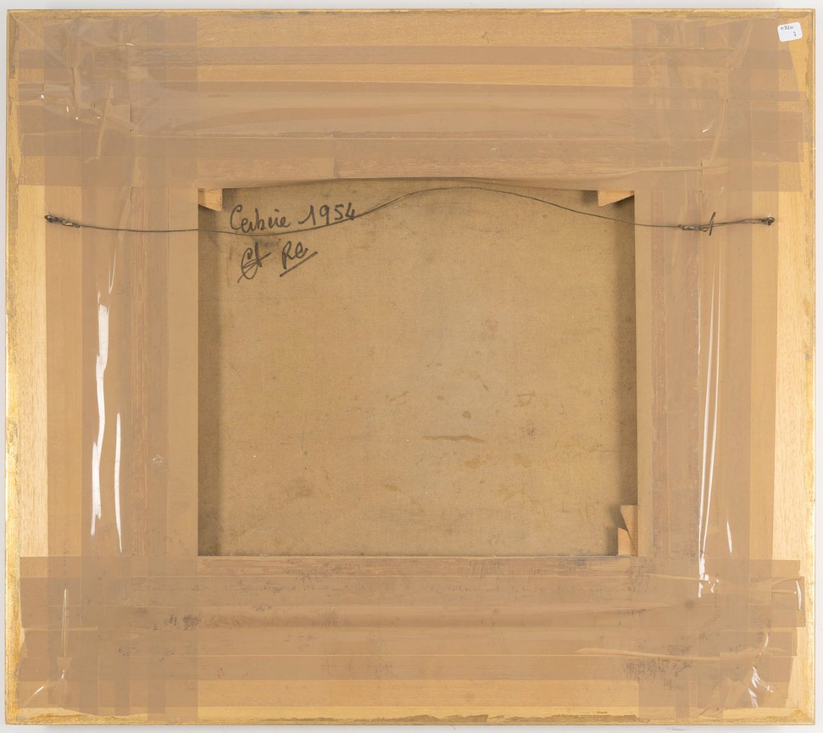 Baie de Cerbère, huile sur toile circa 1954-photo-2