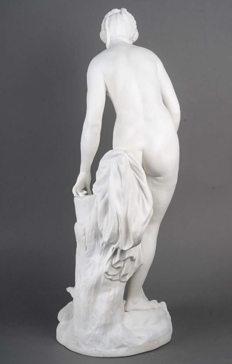 Diana In The Bath, Plaster Sculpture After Falconet-photo-4