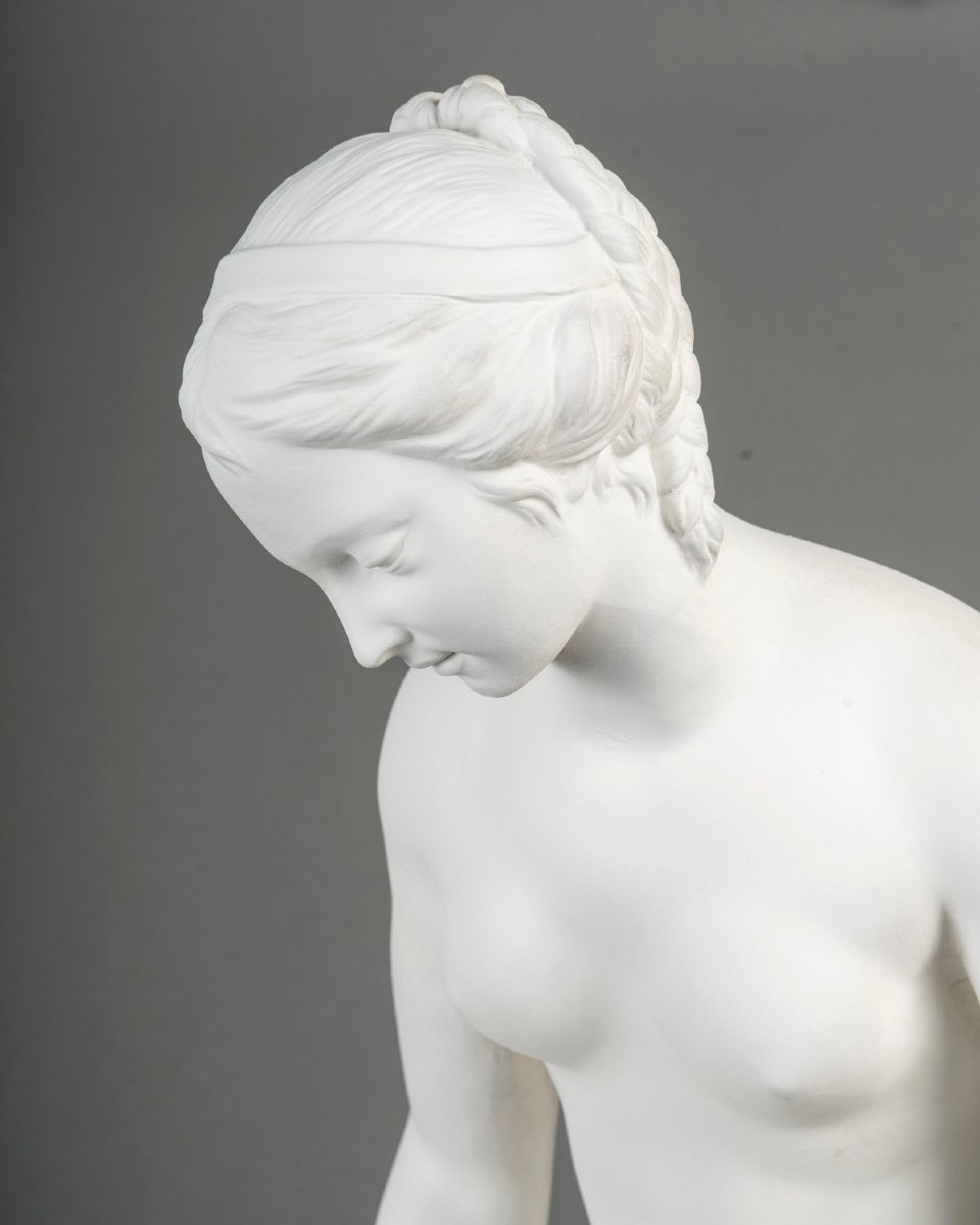 Diana In The Bath, Plaster Sculpture After Falconet-photo-1