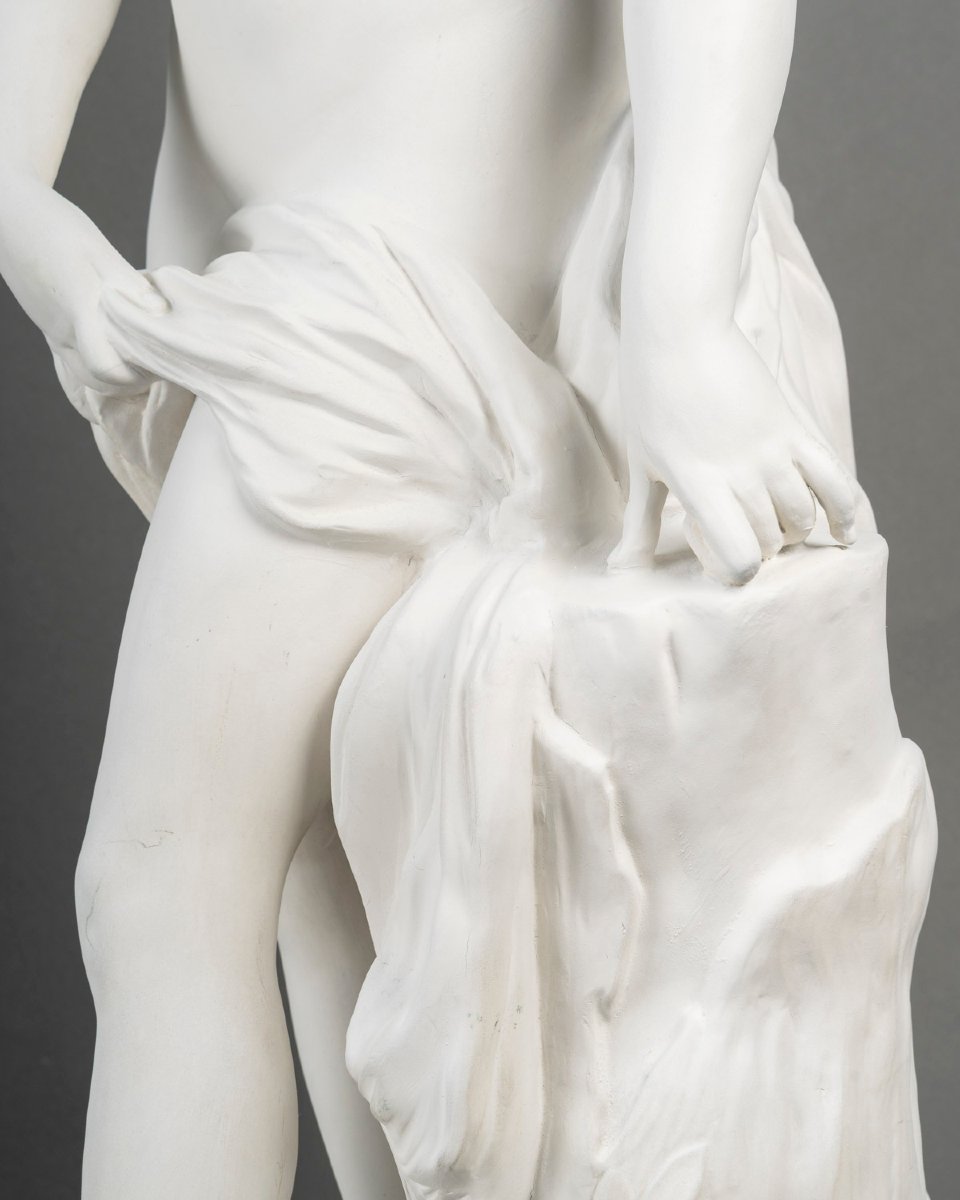 Diana In The Bath, Plaster Sculpture After Falconet-photo-2
