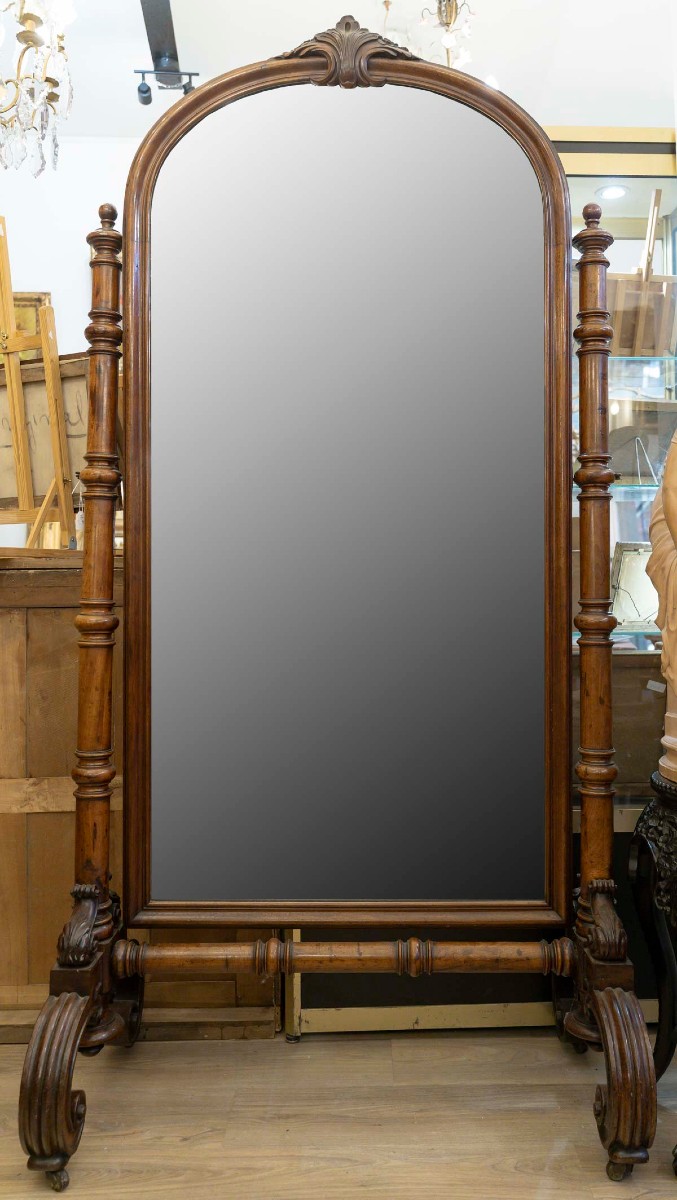 Grand miroir Psyché 