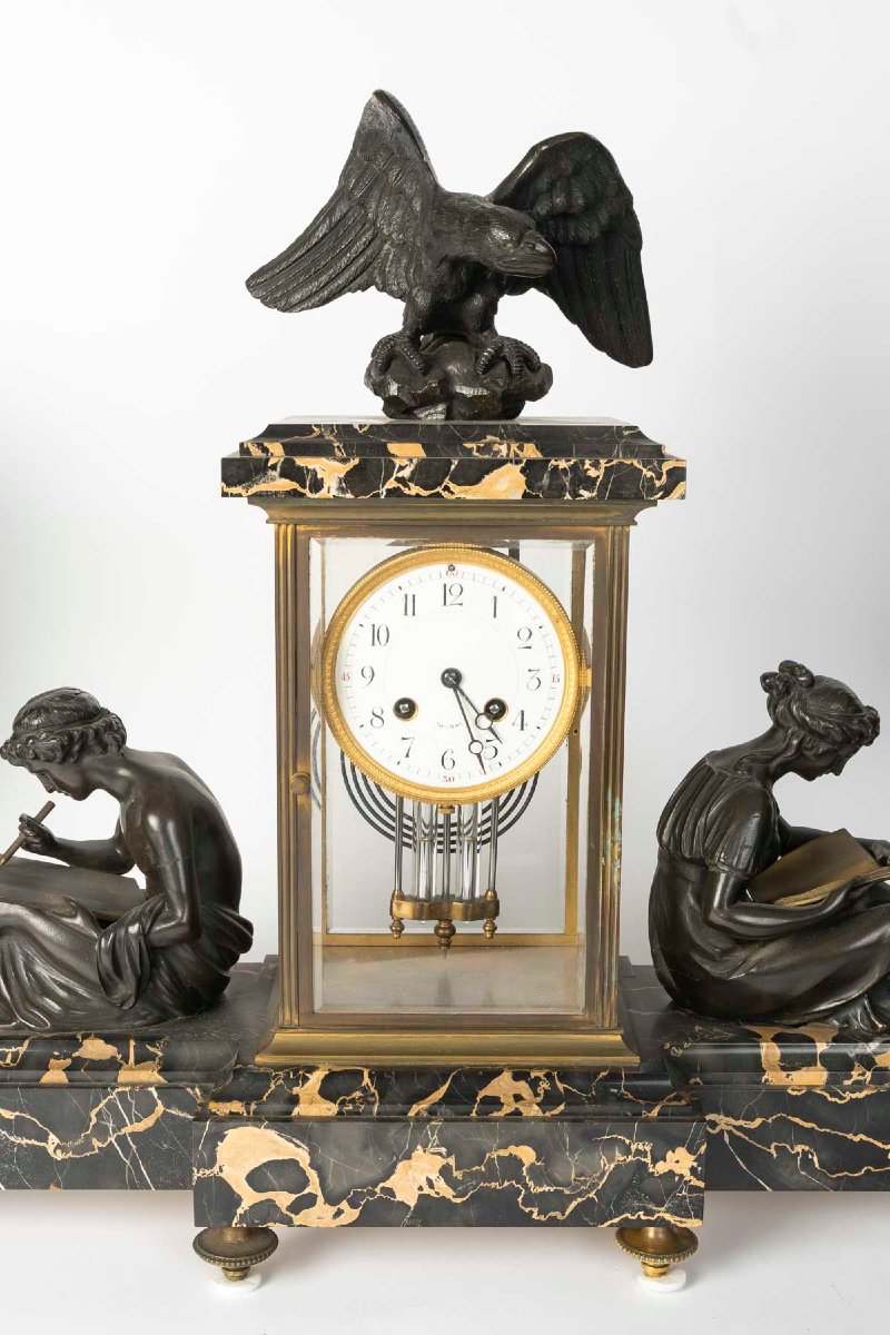 Empire-style Marble And Bronze Trim-photo-3