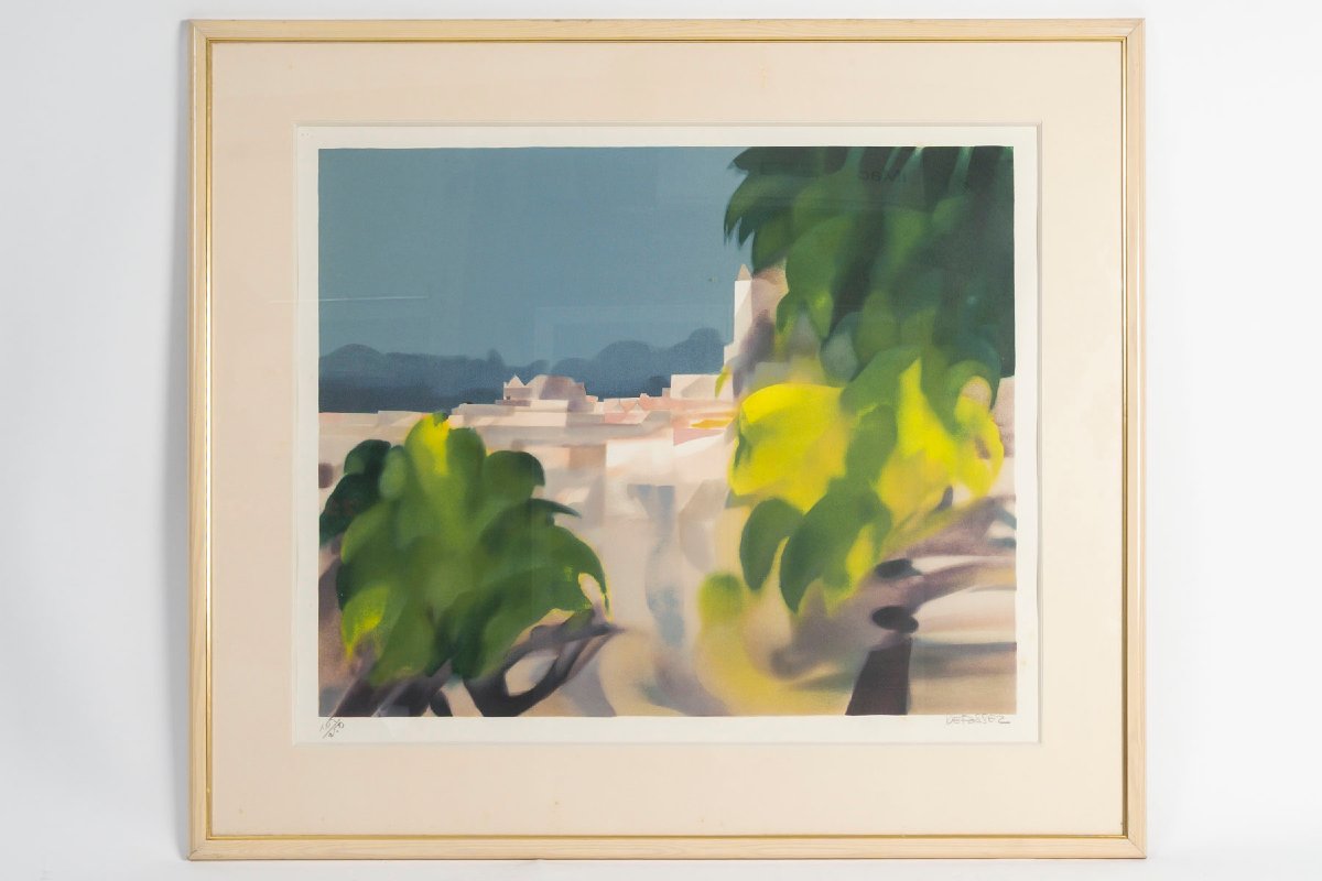 Alfred Defossez Signed Lithograph Numbered-photo-1