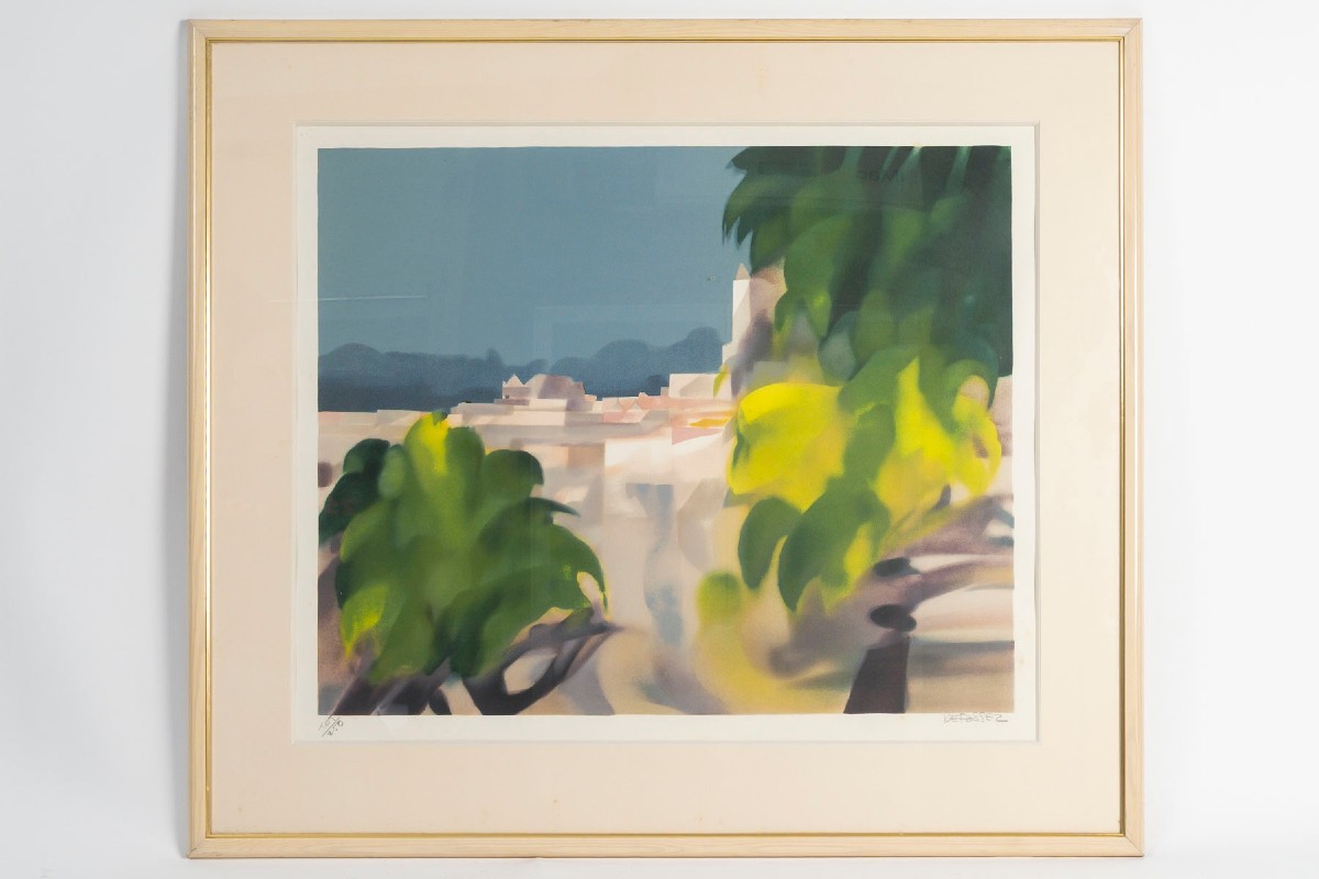 Alfred Defossez Signed Lithograph Numbered
