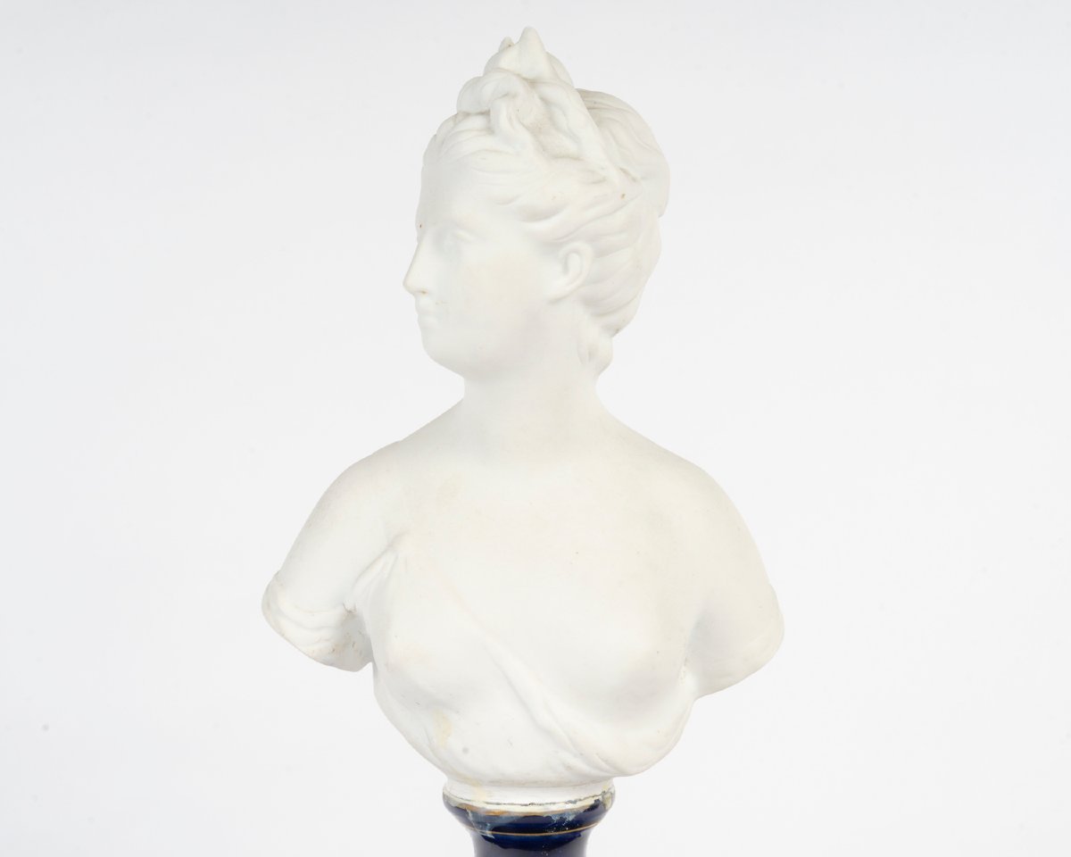 Pendule en marbre et porcelaine de Sevres-photo-2