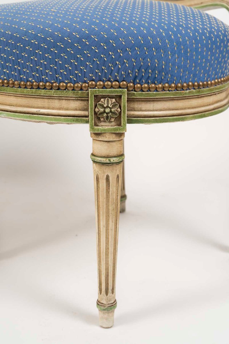 Pair Of "montgolfière" Chairs-photo-4
